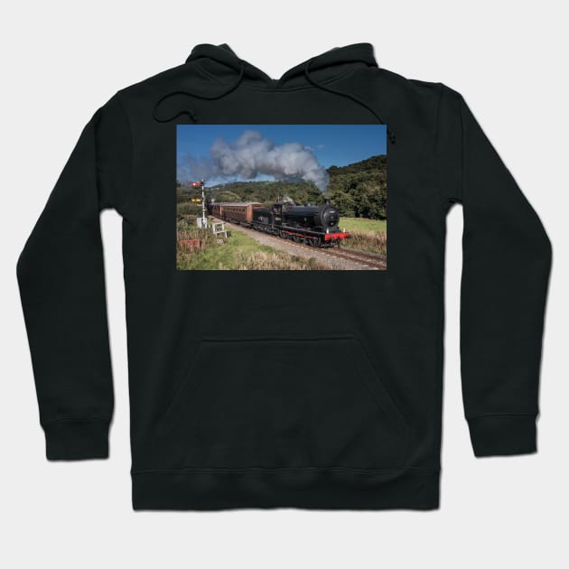 Steam on the North Yorkshire Moors Railway Hoodie by davehudspeth